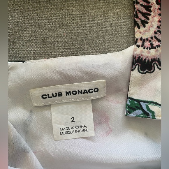 Club Monaco Floral Print Romper - Picture 5 of 6